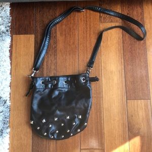 Black studded Crossbody